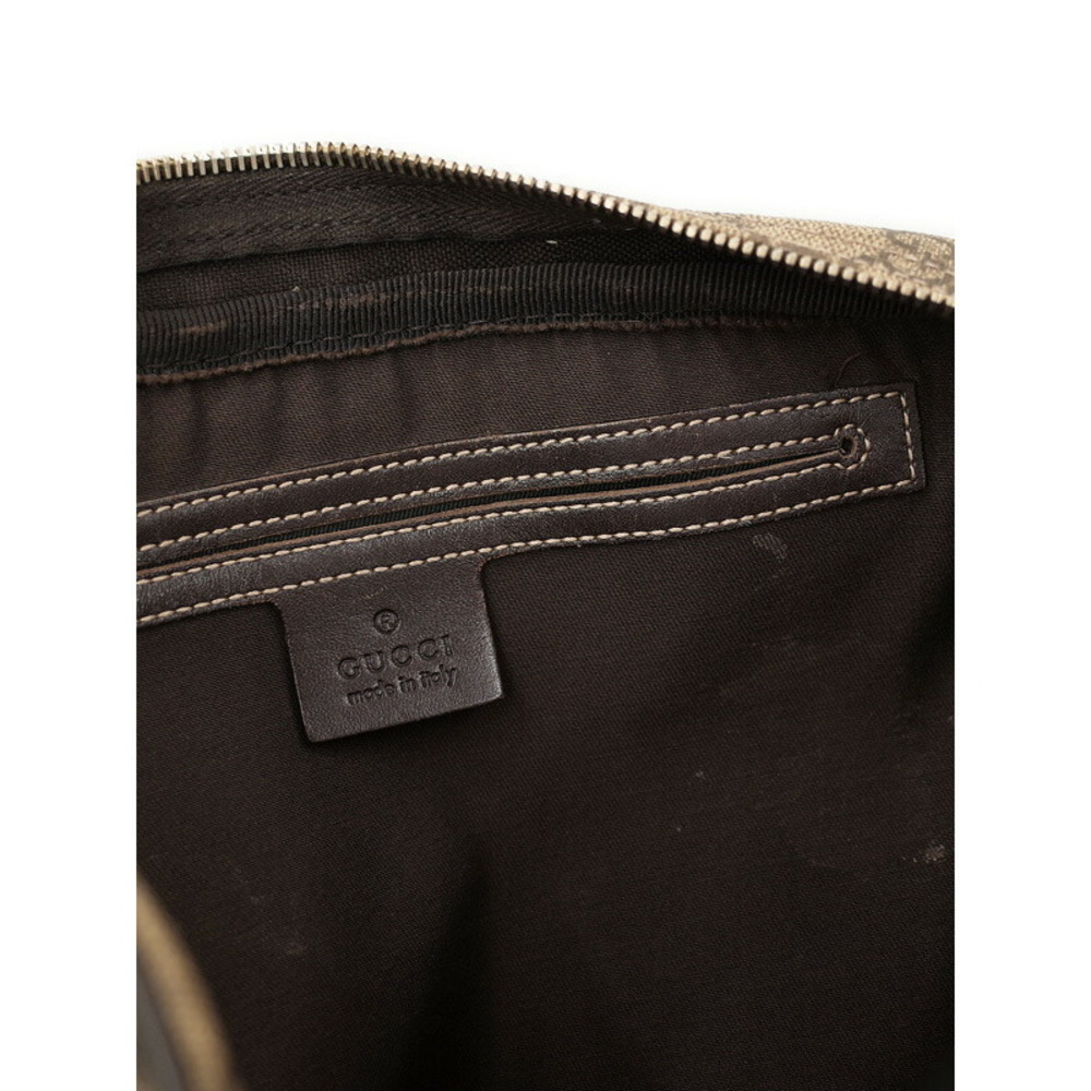 Gucci GG Supreme Canvas Crossbody Bag Brown - Picture 8 of 9